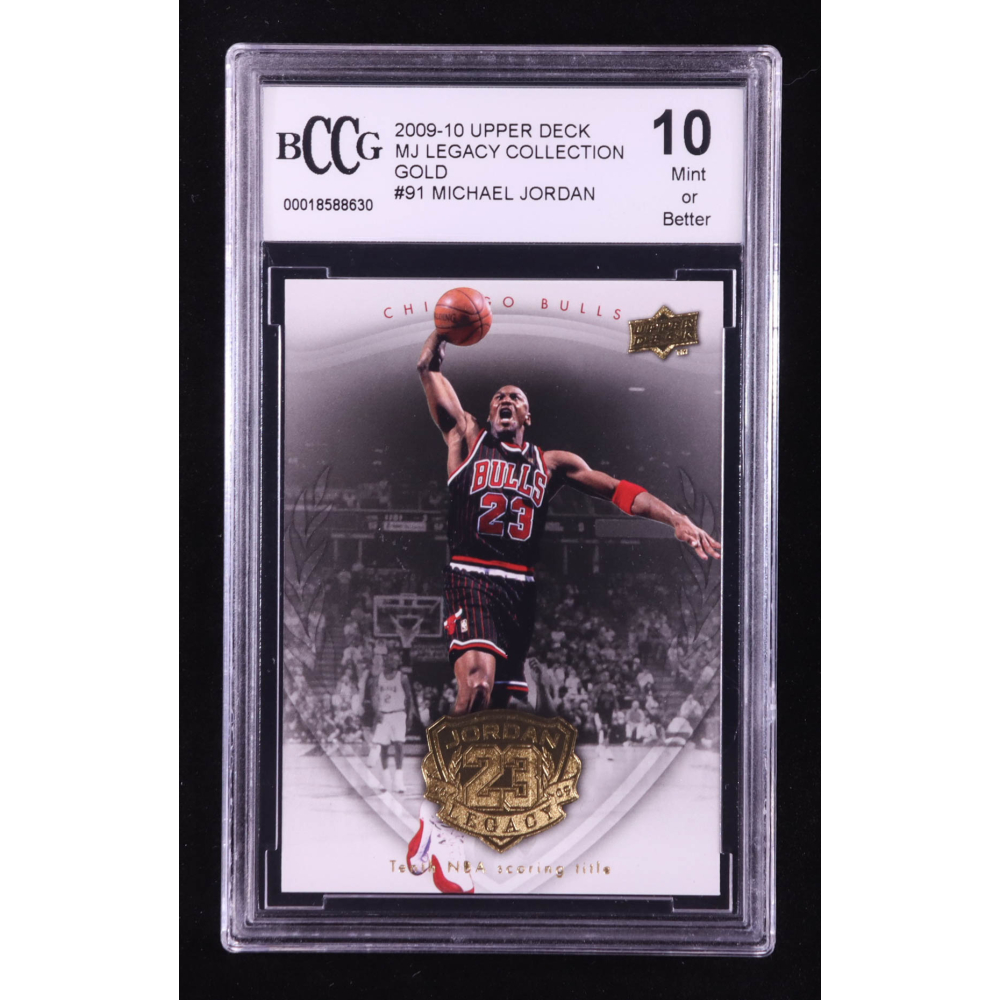 Michael Jordan 2009-10 Upper Deck Michael Jordan Legacy Collection Gold #91 (BCCG 10) at PristineAuction.com