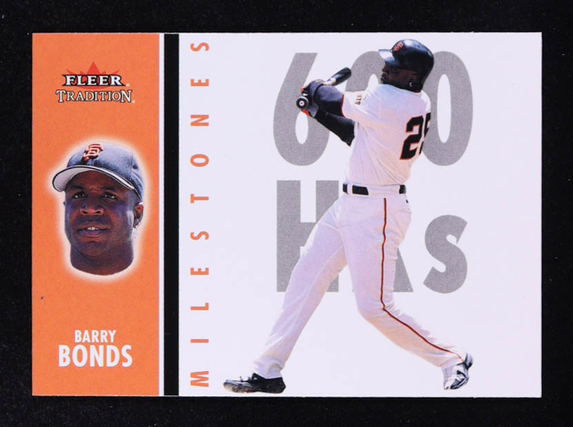 Barry Bonds 2003 Fleer Tradition Milestones #21 at PristineAuction.com Barry Bonds 2003 Fleer Tradition Milestones #21 at PristineAuction.com