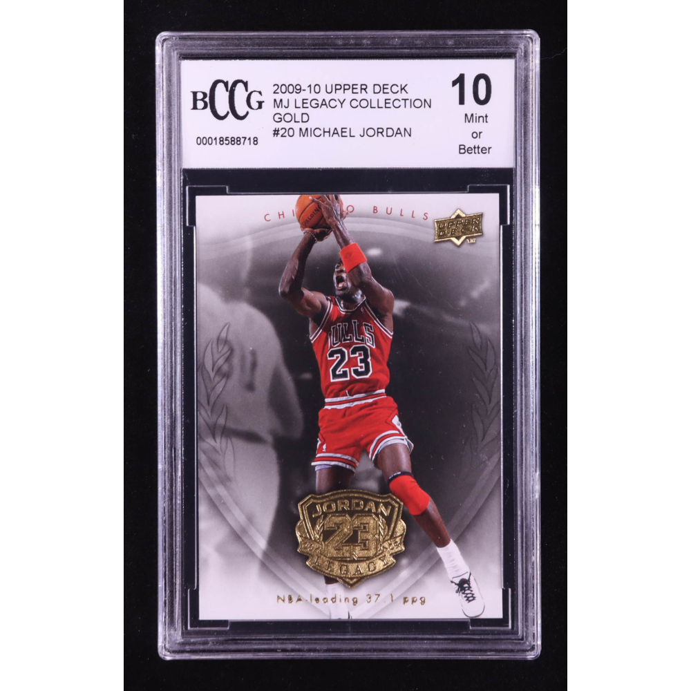 Michael Jordan 2009-10 Upper Deck Michael Jordan Legacy Collection Gold #20 (BCCG 10) at PristineAuction.com