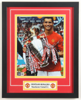Cristiano Ronaldo Signed Manchester United F.C. Custom Framed Photo Display (JSA) at PristineAuction.com
