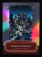 Saquon Barkley 2024 Panini Donruss Optic Football Uptowns #17 at PristineAuction.com