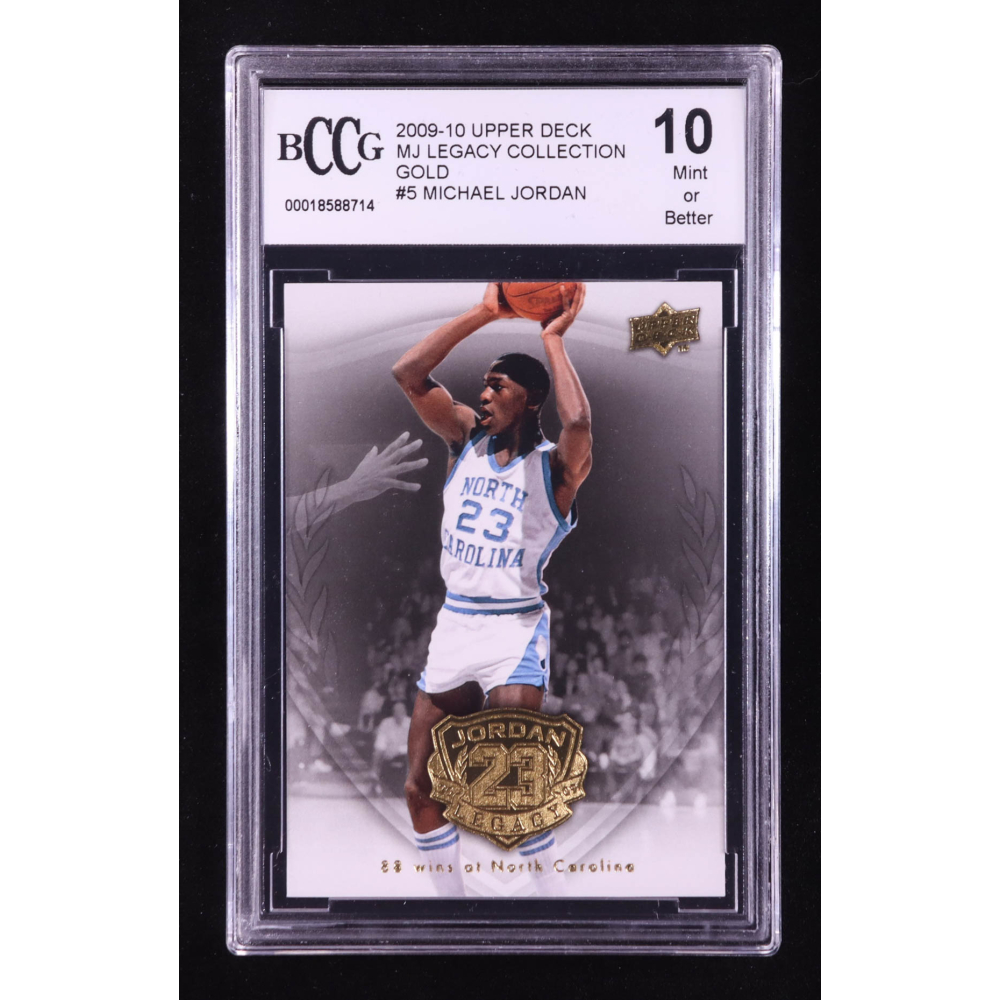 Michael Jordan 2009-10 Upper Deck Michael Jordan Legacy Collection Gold #5 (BCCG 10) at PristineAuction.com