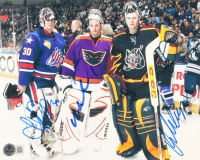 Ryan Miller, Antero Niittymaki & Kari Lehtonen Signed AHL Goalies 8x10 Photo (Beckett) at PristineAuction.com