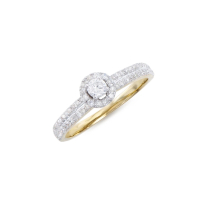 .39 CTW Natural Diamond Ring Mounted in 14Kt Yellow Gold H-I, I1-I2 | Estimated Retail Value: $7,765 (IGI) at PristineAuction.com