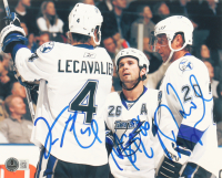 Vincent Lecavalier, Martin St. Louis & Vinny Prospal Signed Lightning 8x10 Photo (Beckett) at PristineAuction.com