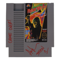 Ari Lehman Signed "Friday the 13th" Jumbo NES Video Game Cartridge Inscribed "Jason 1 / Game Over!" (JSA) at PristineAuction.com