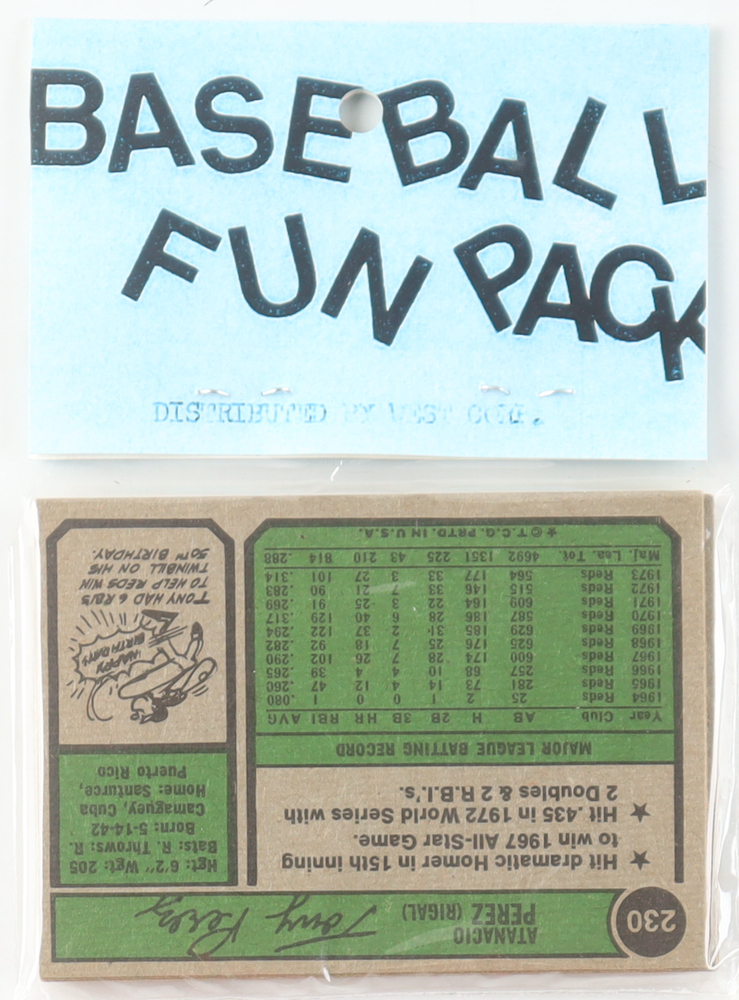 1974 Topps Baseball Card Fun Pack with (10) Cards at PristineAuction.com 1974 Topps Baseball Card Fun Pack with (10) Cards at PristineAuction.com