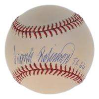Frank Robinson Signed OML Baseball Inscribed "TC 66" (Steiner) at PristineAuction.com