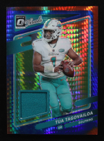 Tua Tagovailoa 2021 Panini Donruss Optic Football Threads Prizm #TH-14 at PristineAuction.com