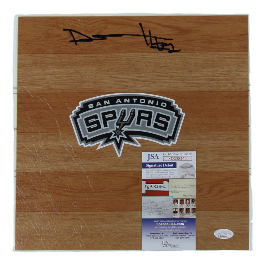 Dylan Harper Signed Spurs Vinyl Floor Square (JSA) at PristineAuction.com Dylan Harper Signed Spurs Vinyl Floor Square (JSA) at PristineAuction.com