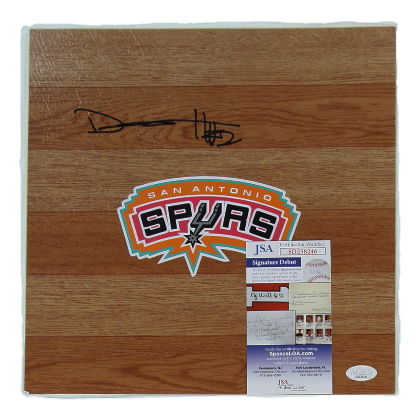 Dylan Harper Signed Spurs Vinyl Floor Square (JSA) at PristineAuction.com Dylan Harper Signed Spurs Vinyl Floor Square (JSA) at PristineAuction.com