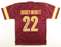 Jacory Croskey-Merritt Signed Jersey (Beckett) at PristineAuction.com