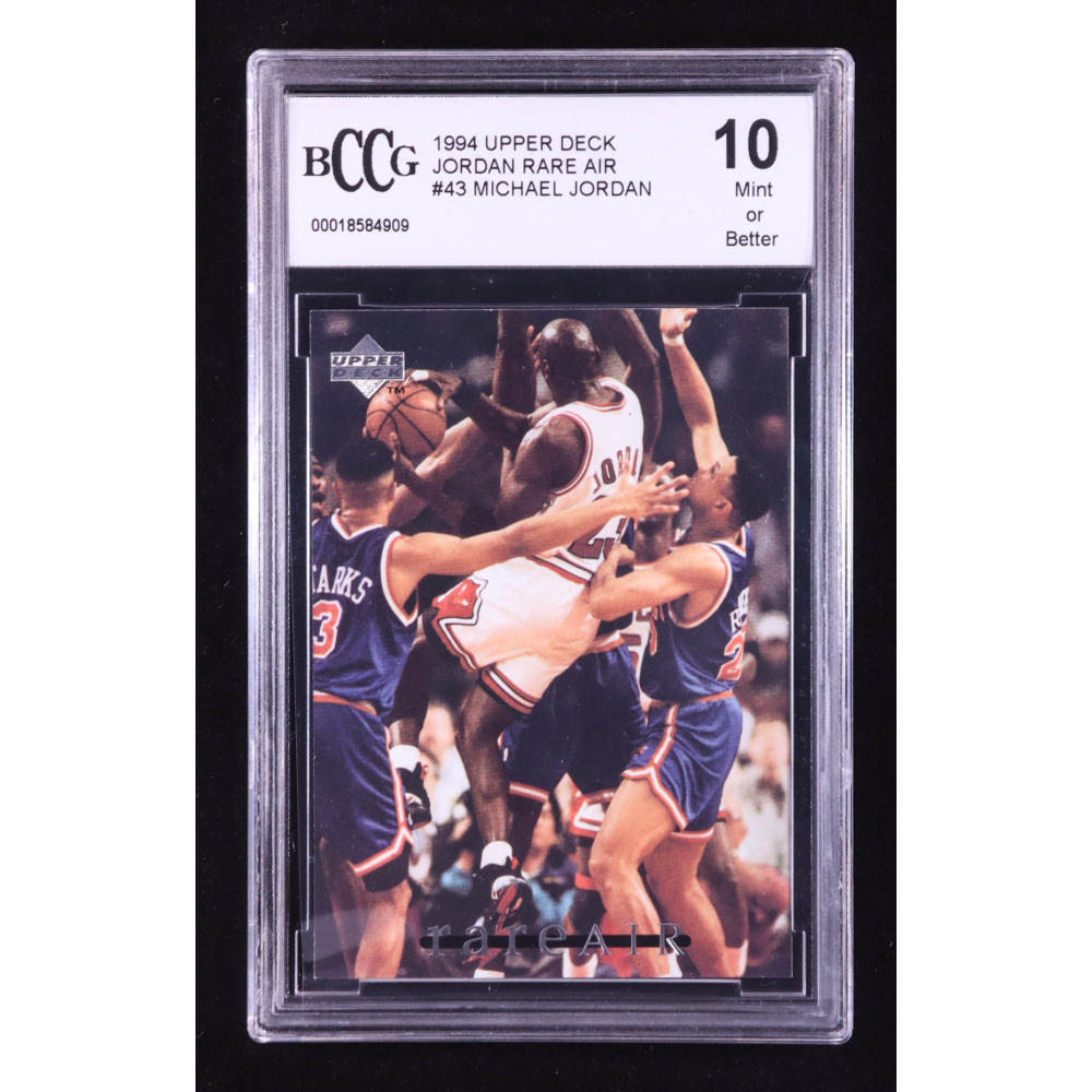 Michael Jordan 1994 Upper Deck Jordan Rare Air #43 (BCCG 10) at PristineAuction.com