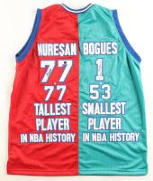 Gheorghe Muresan & Muggsy Bogues Signed Jersey (AWM) at PristineAuction.com