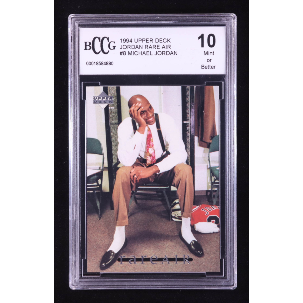 Michael Jordan 1994 Upper Deck Jordan Rare Air #8 (BCCG 10) at PristineAuction.com