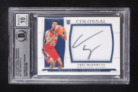 Trey Murphy III Signed 2021-22 National Treasures Colossal Rookie Materials #26 RC #91/99 (BGS | Auto 10) at PristineAuction.com