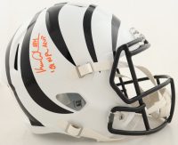 Ken Anderson Signed Bengals Full-Size White Alternate Speed Helmet Inscribed "1981 NFL MVP" (Authentic Ink) at PristineAuction.com