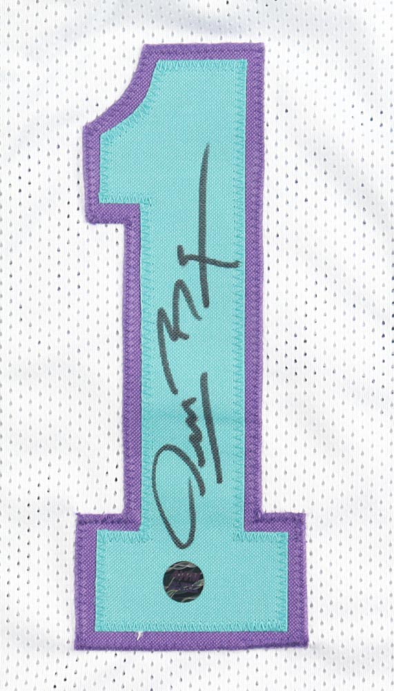 Muggsy Bogues Signed Jersey (AWM) at PristineAuction.com Muggsy Bogues Signed Jersey (AWM) at PristineAuction.com