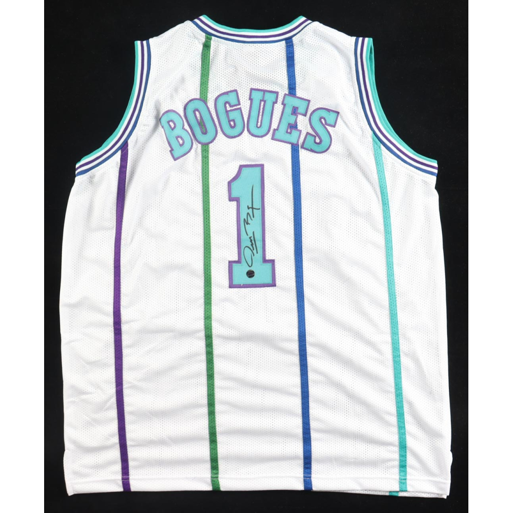 Muggsy Bogues Signed Jersey (AWM) at PristineAuction.com