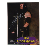The Undertaker Signed WWE 8.5x11 Photo (PSA) at PristineAuction.com