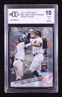 Aaron Judge 2017 Topps Now #631 New York Yankees Sweep Twins RC (BCCG 10) at PristineAuction.com