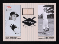 Duke Snider / Eddie Mathews 2002 Greats of the Game Dueling Duos Game Used Single Bat #EM1 at PristineAuction.com