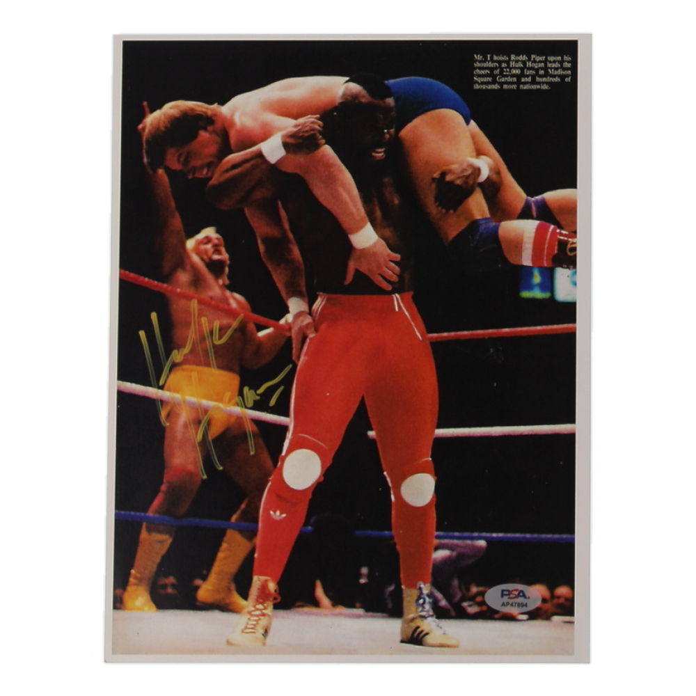 Hulk Hogan Signed WWF 8.5x11 Photo (PSA) at PristineAuction.com