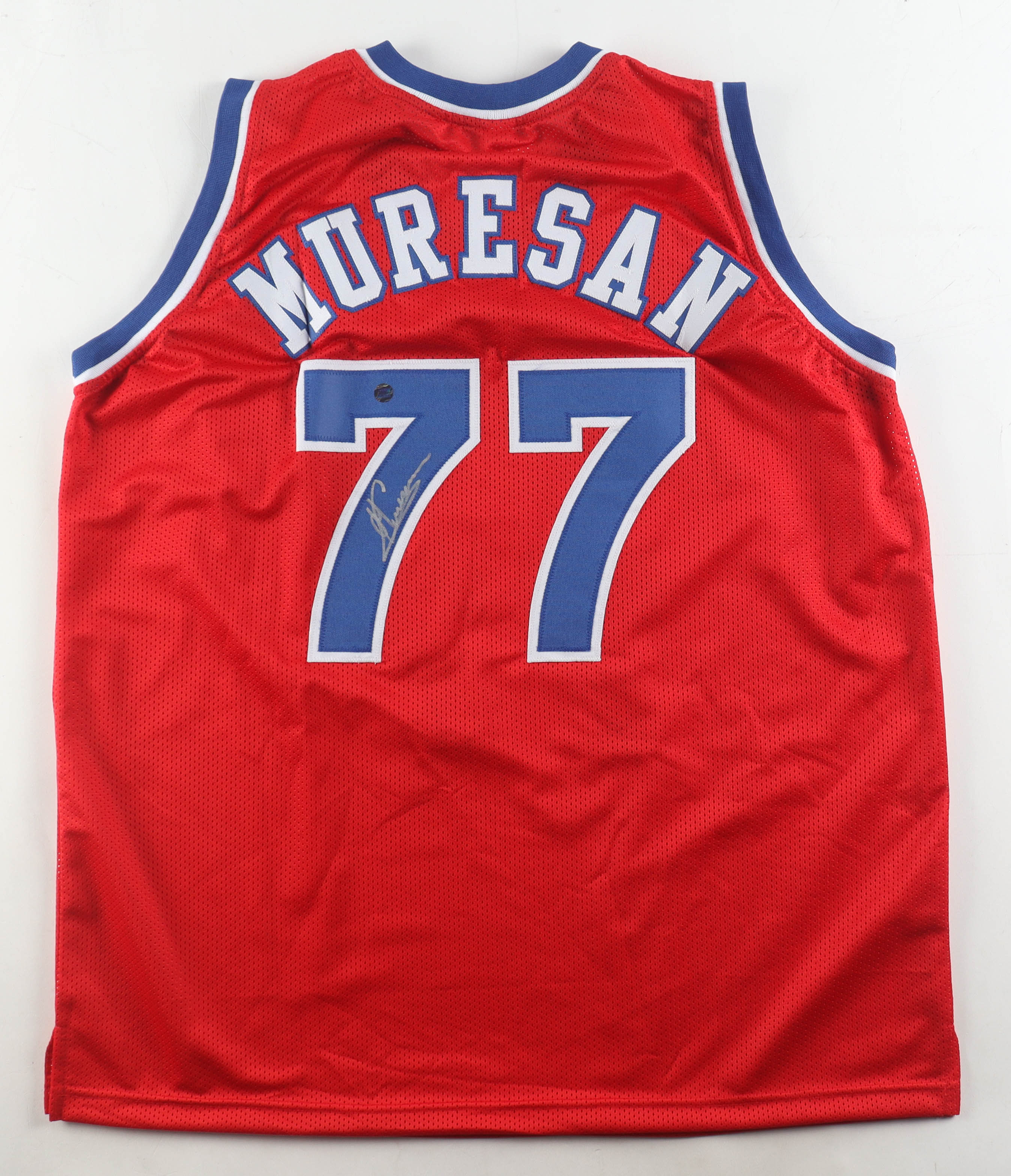 Gheorghe Muresan Signed Jersey (AWM) at PristineAuction.com Gheorghe Muresan Signed Jersey (AWM) at PristineAuction.com