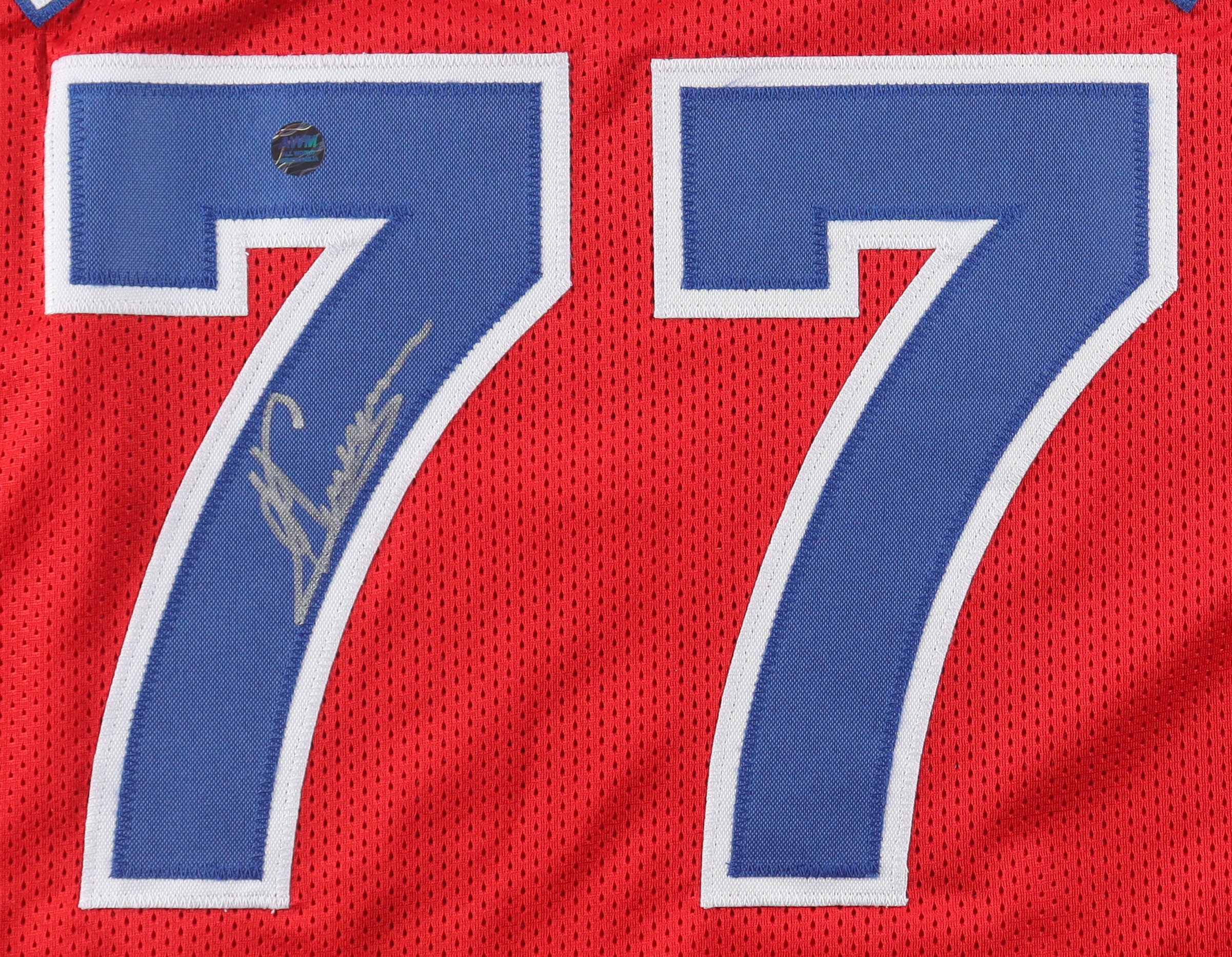 Gheorghe Muresan Signed Jersey (AWM) at PristineAuction.com Gheorghe Muresan Signed Jersey (AWM) at PristineAuction.com