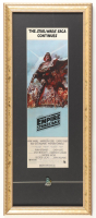 "Star Wars: The Empire Strikes Back" Custom Framed Poster Print Display with Vintage French Movie Pin at PristineAuction.com