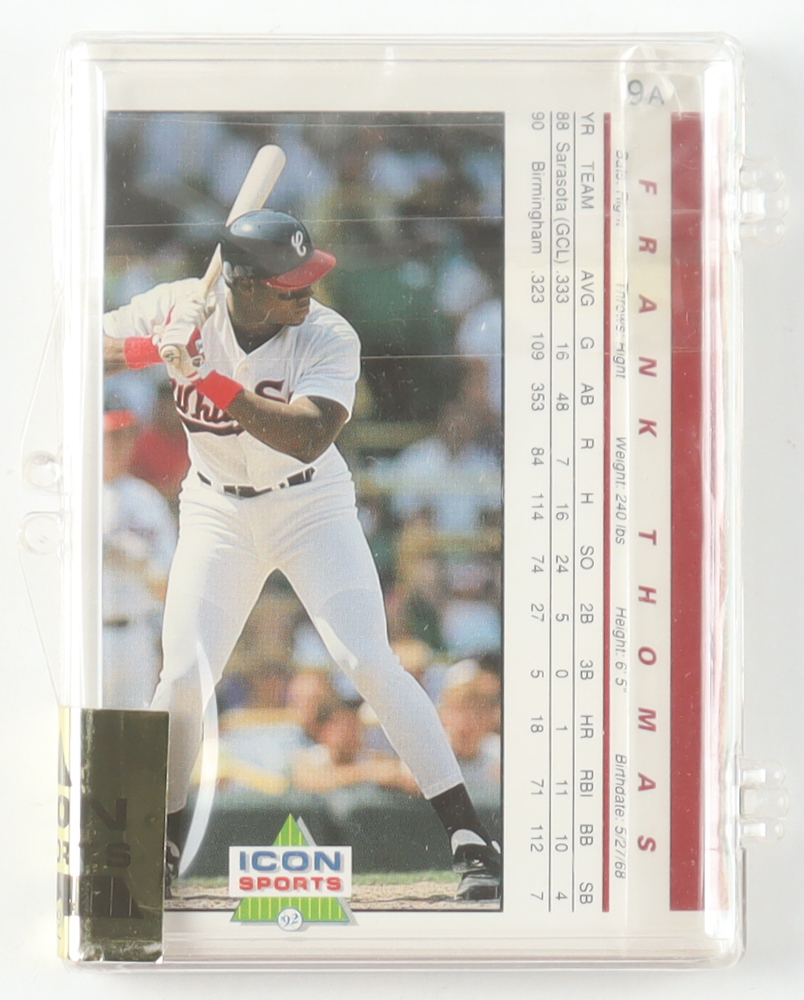 1992 Icon Sports Profiles Frank Thomas Complete Set of (9) Cards at PristineAuction.com 1992 Icon Sports Profiles Frank Thomas Complete Set of (9) Cards at PristineAuction.com