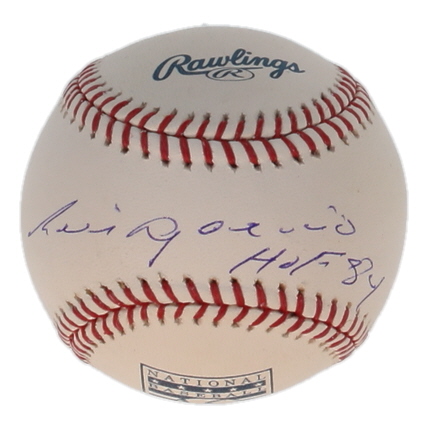 Luis Aparicio Signed OML Baseball Inscribed "HOF 84" (MLB & Ironclad) at PristineAuction.com Luis Aparicio Signed OML Baseball Inscribed "HOF 84" (MLB & Ironclad) at PristineAuction.com