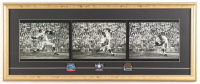 Sandy Koufax Custom Framed Panorama Print Display with (3) Dodgers Worlds Series Pins at PristineAuction.com