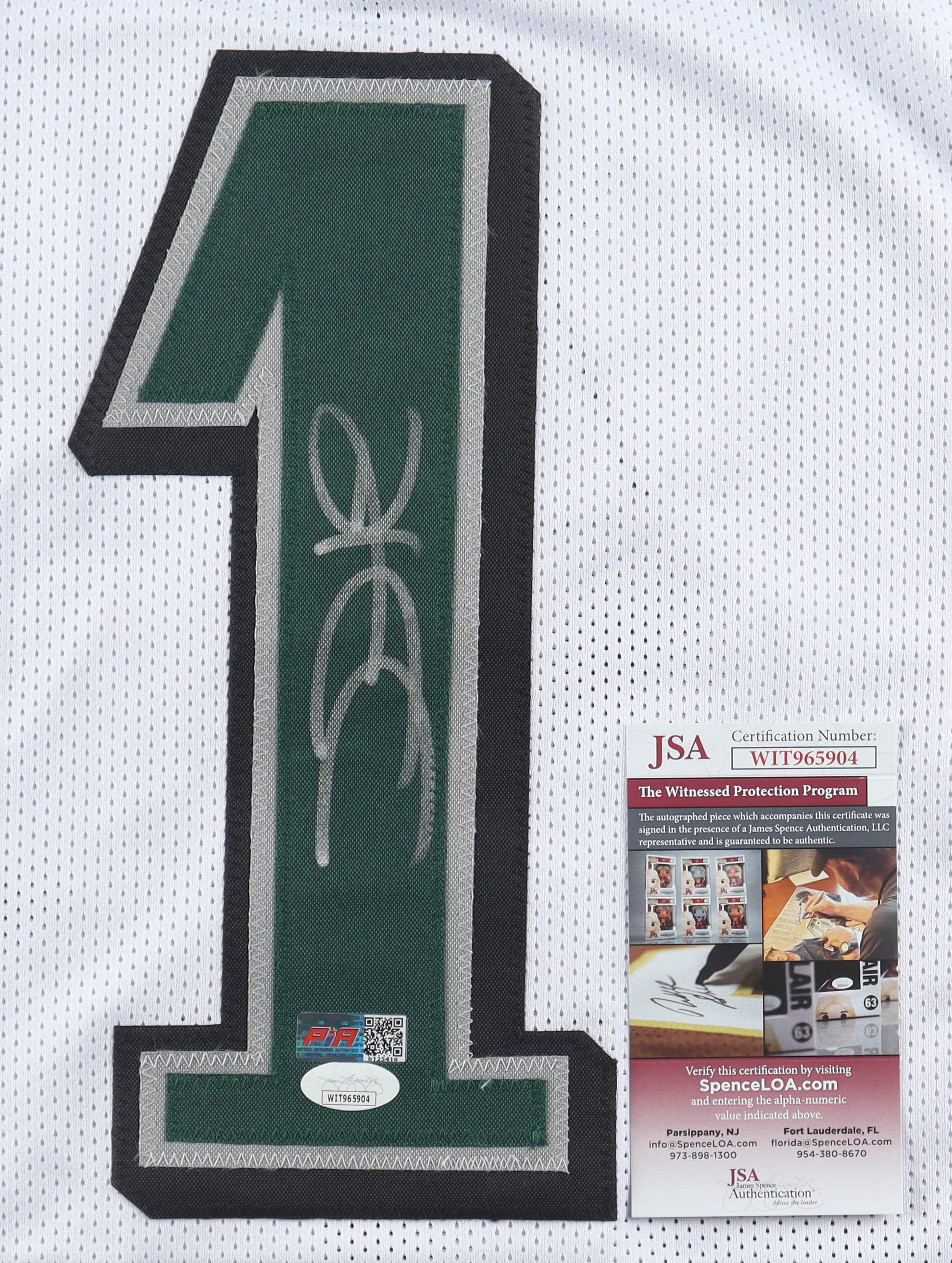 Jalen Hurts Signed Jersey (JSA) at PristineAuction.com Jalen Hurts Signed Jersey (JSA) at PristineAuction.com