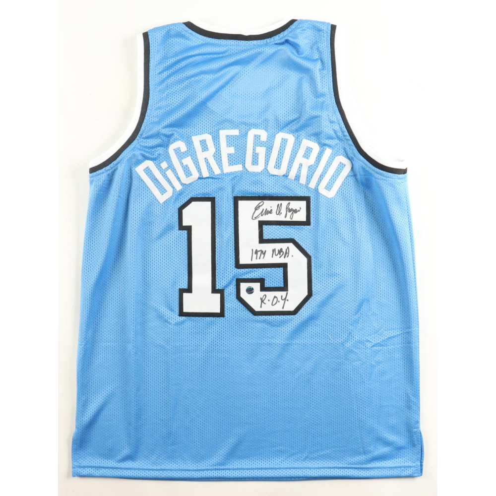 Ernie DiGregorio Signed Jersey Inscribed "1974 NBA. R.O.Y." (AWM) at PristineAuction.com