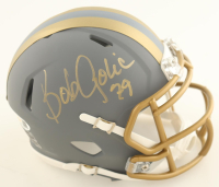 Bob Golic Signed Browns Slate Alternate Speed Mini Helmet (JSA) at PristineAuction.com