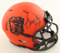 Greg Pruitt Signed Browns Rave Alternate Speed Mini Helmet (JSA) at PristineAuction.com