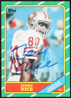 Jerry Rice Signed 1986 Topps #161 RC (JSA) at PristineAuction.com
