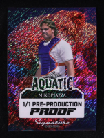 Mike Piazza 2025 Leaf Signature Series Aquatic Pre-Production Proof Octopus #1/1 at PristineAuction.com