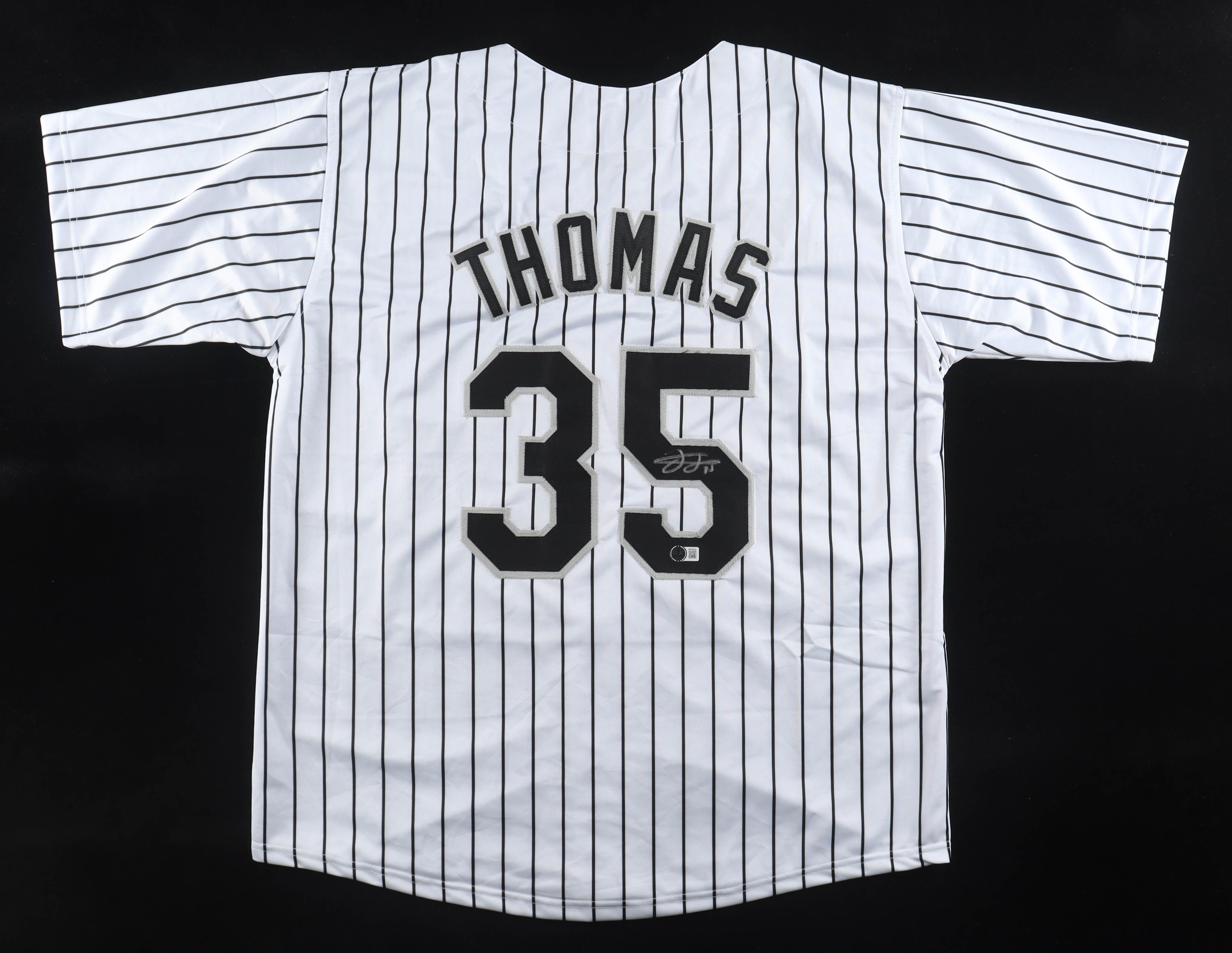 Frank Thomas Signed Jersey (Beckett) at PristineAuction.com Frank Thomas Signed Jersey (Beckett) at PristineAuction.com