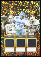 Roger Staubach | Emmitt Smith | Tony Dorsett 2024 TruSport Jumbo TruCreator Cracked Ice #TJCRSESTD JSY at PristineAuction.com