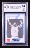 Michael Jordan 1989-90 North Carolina Collegiate Collection #65 (BCCG 10) at PristineAuction.com