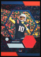 Drake Maye 2024 TruSport Jumbo Trucreator Cracked Ice #10 #JC-DM JSY RC at PristineAuction.com