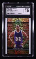 Magic Johnson 2024 Leaf Metal Collective Gold Shimmer #LB113 #1/1 (CGC 10) at PristineAuction.com