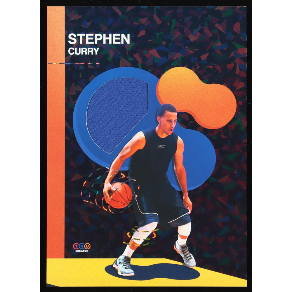 Stephen Curry 2024 TruSport Jumbo Trucreator Cracked Ice #05 #JC-SC JSY at PristineAuction.com