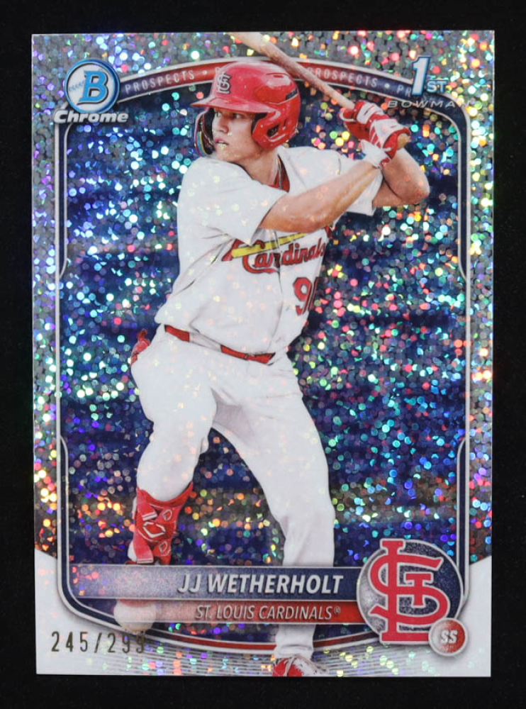 JJ Wetherholt 2025 Bowman Chrome Prospects Speckle Refractors #BCP22 RC #245/299