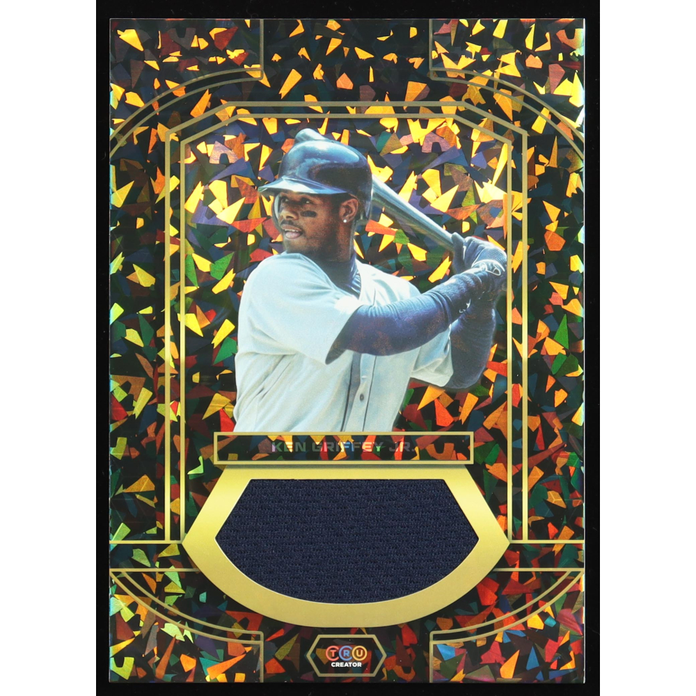 Ken Griffey Jr. 2024 TruSport Jumbo Trucreator Cracked Ice #15 #JC-KGJ JSY at PristineAuction.com