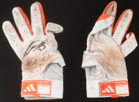 Jackson Holliday Signed Game-Used Adidas Batting Gloves (Fanatics & MLB) at PristineAuction.com