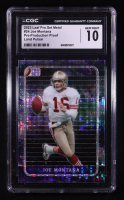 Joe Montana 2023 Leaf Pro Set Metal Pre-Production Proof Land Pulsar #24 #1/1 (CGC 10) at PristineAuction.com