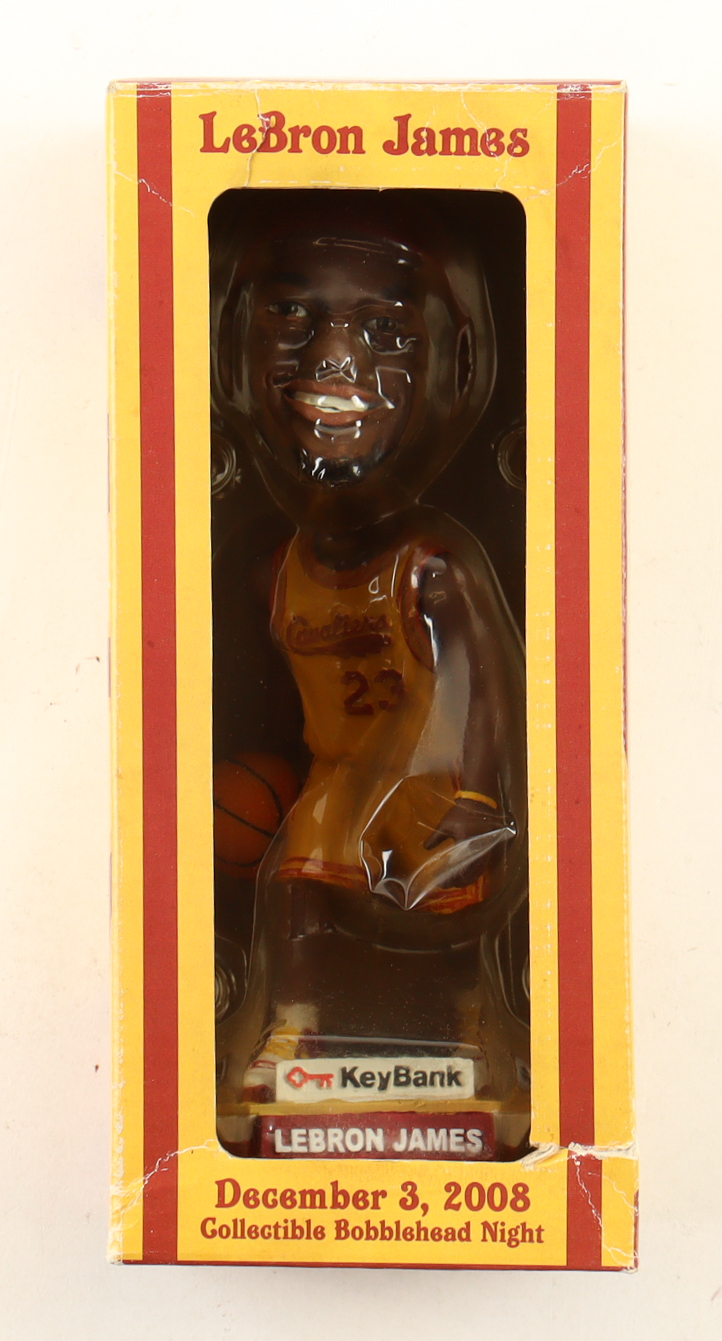 2008 Lebron James Cavaliers KeyBank Bobblehead in Original Packaging at PristineAuction.com 2008 Lebron James Cavaliers KeyBank Bobblehead in Original Packaging at PristineAuction.com